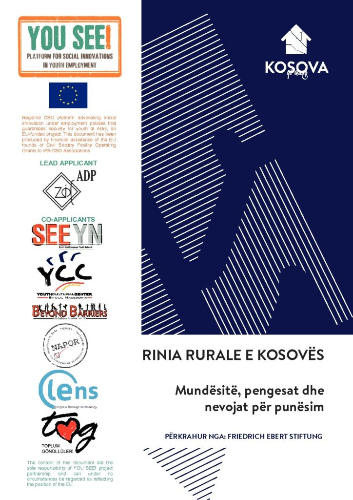 RINIA RURALE E KOSOVËS - Mundësitë, pengesat dhe nevojat për punësim